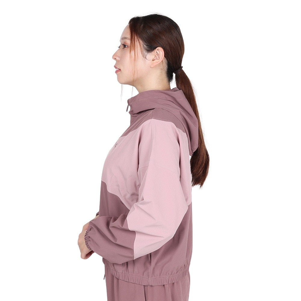 アンダーアーマー（UNDER ARMOUR）（レディース）ライバル ウーブン ジャケット フーディー 6004849 651