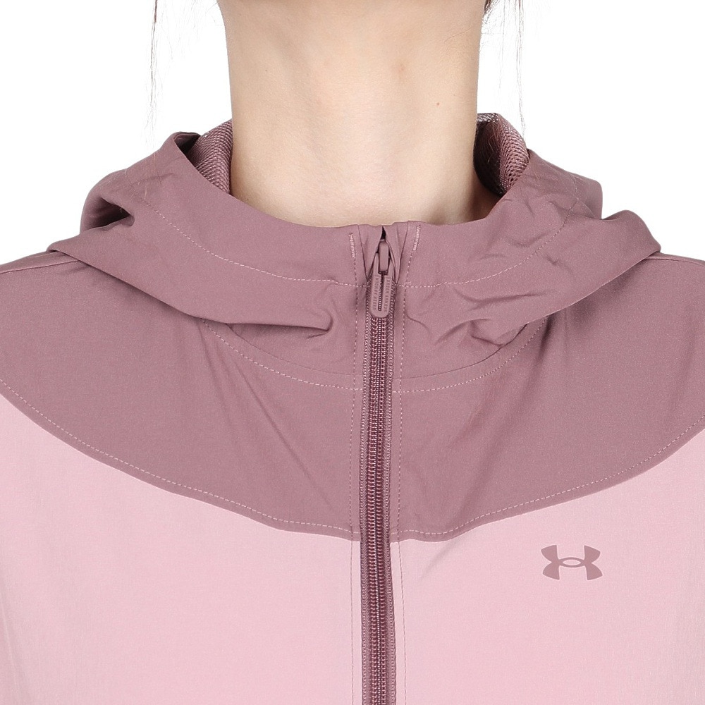 アンダーアーマー（UNDER ARMOUR）（レディース）ライバル ウーブン ジャケット フーディー 6004849 651