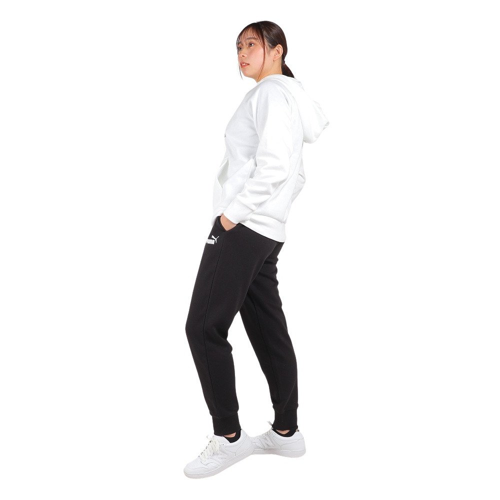 プーマ（PUMA）（レディース）ESS スウェットパンツ 588725 01 BLK ジョガーパンツ 黒 ブラック