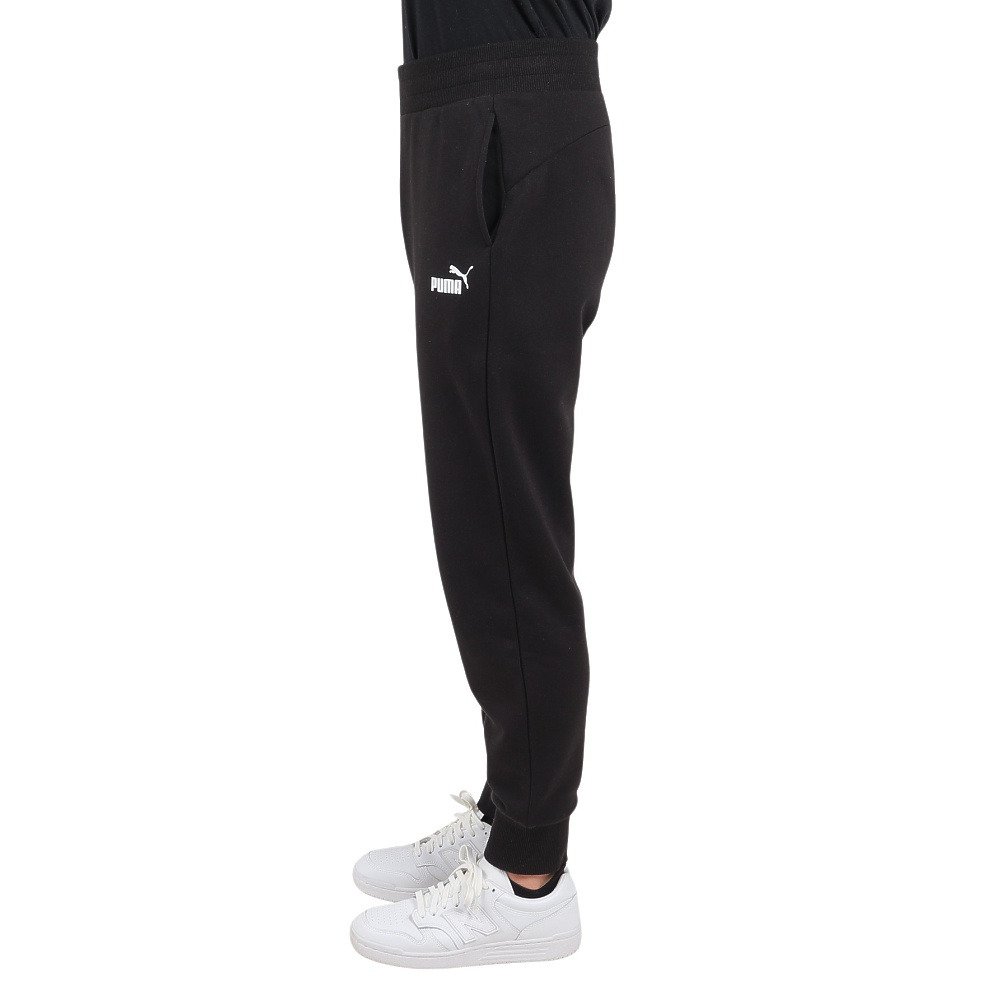 プーマ（PUMA）（レディース）ESS スウェットパンツ 588725 01 BLK ジョガーパンツ 黒 ブラック