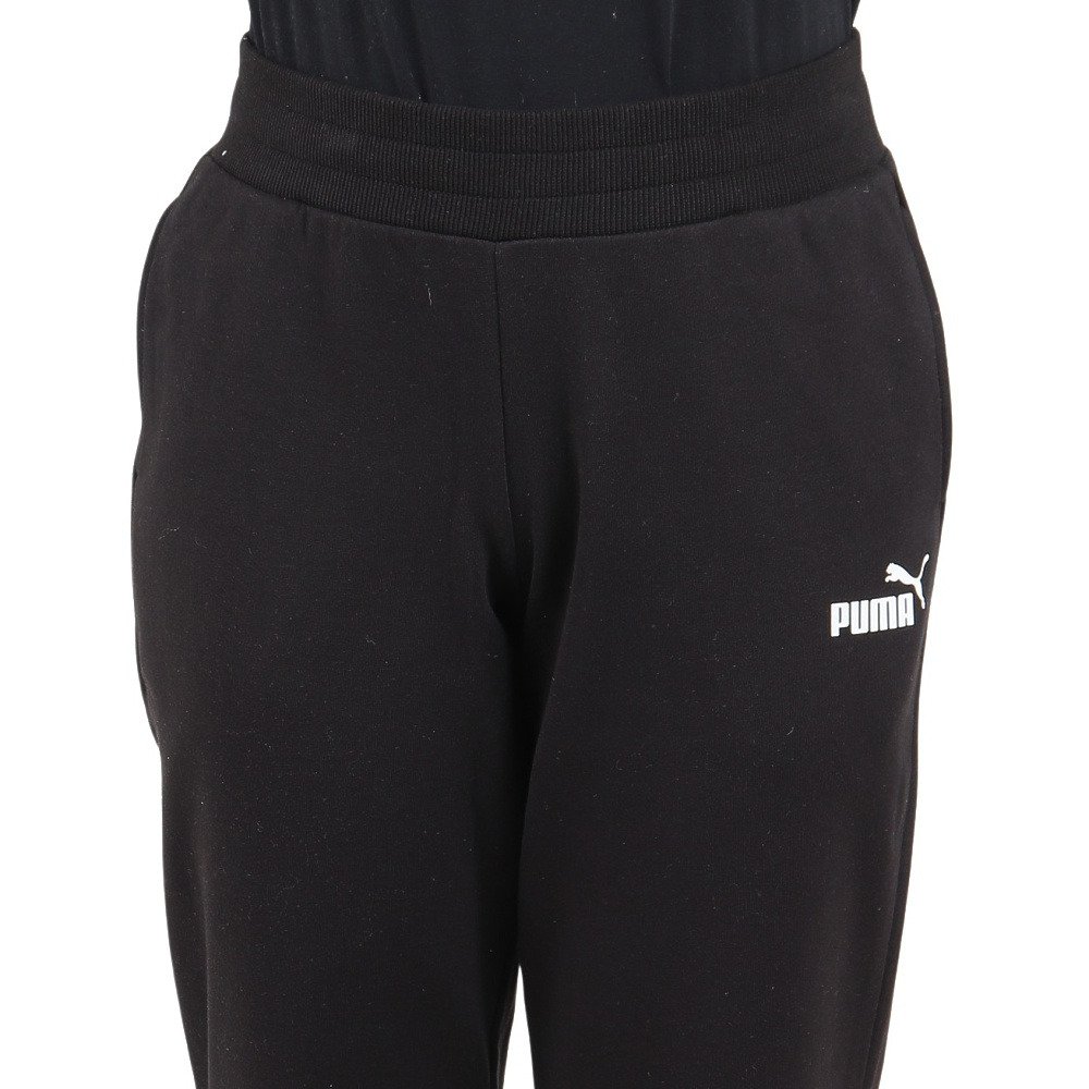 プーマ（PUMA）（レディース）ESS スウェットパンツ 588725 01 BLK ジョガーパンツ 黒 ブラック