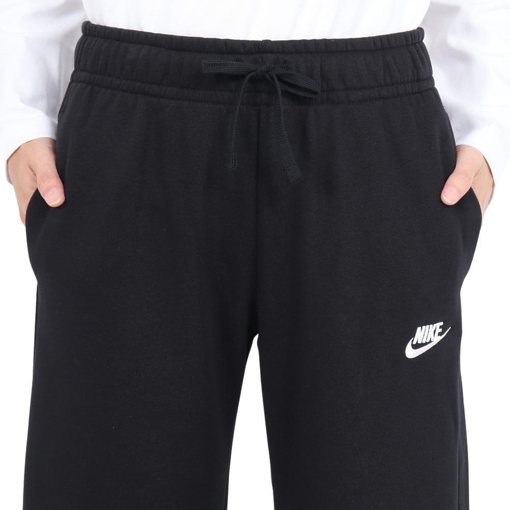 ナイキ（NIKE）（レディース）パンツ ワイドパンツ ウィメンズ 黒 NSW クラブ フリース MR FB2728-010 スポーツウェア