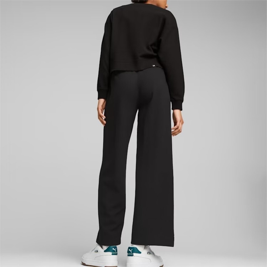 プーマ（PUMA）（レディース）パンツ レディース HER ハイウエスト ストレートパンツ 678386 01 BLK