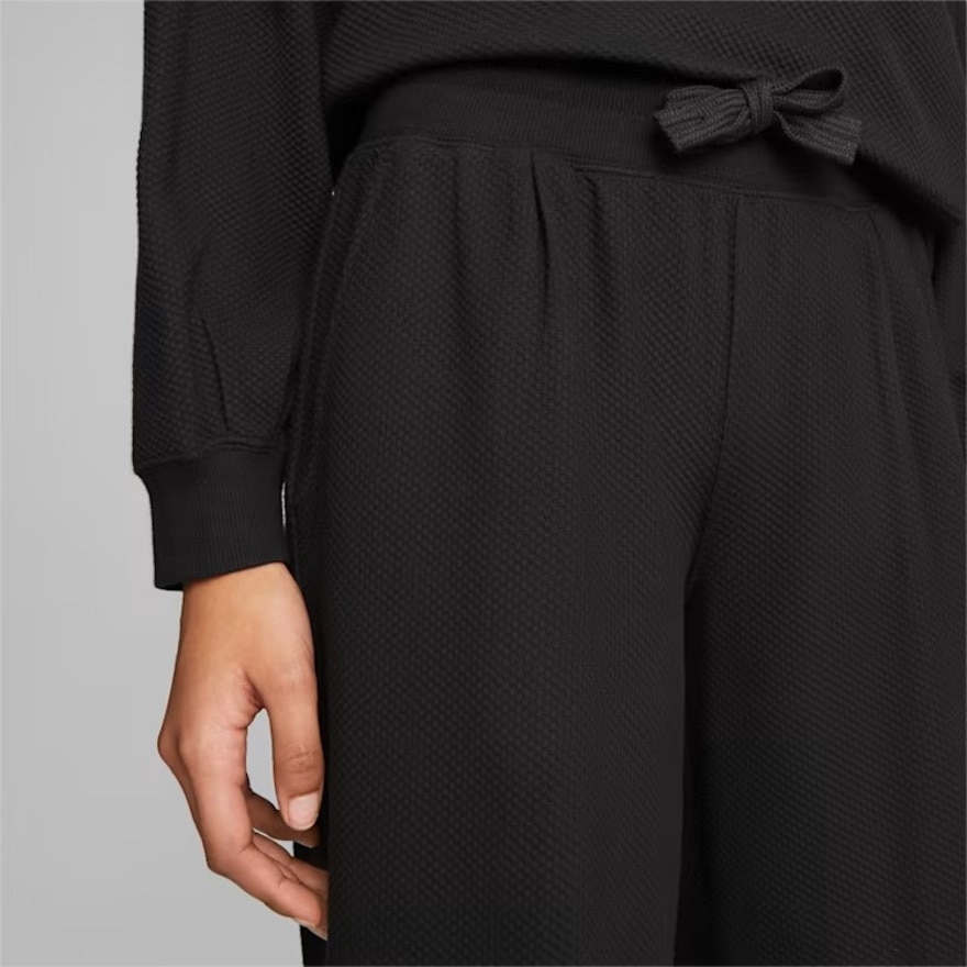 プーマ（PUMA）（レディース）パンツ レディース HER ハイウエスト ストレートパンツ 678386 01 BLK