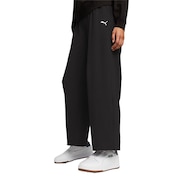 (レディース)パンツ レディース HER ハイウエスト ストレートパンツ 678386 01 BLK