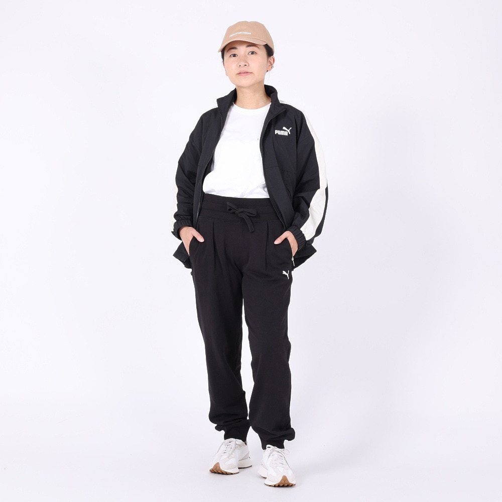 プーマ（PUMA）（レディース）パンツ レディース HER ハイウェスト パンツ 678387 01 BLK