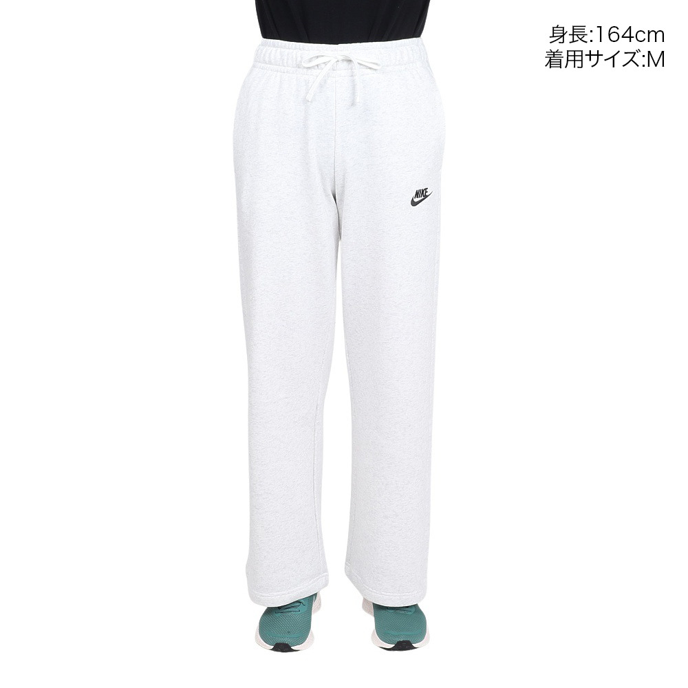 ナイキ（NIKE）（レディース）クラブ フリース ミッドライズ ワイドレッグ スウェットパンツ FB2728-051