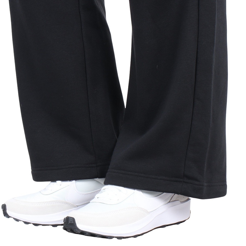 ナイキ（NIKE）（レディース）スポーツウェア クラブ フリース ミッドライズ ワイドレッグ グラフィック パンツ HJ0870-010