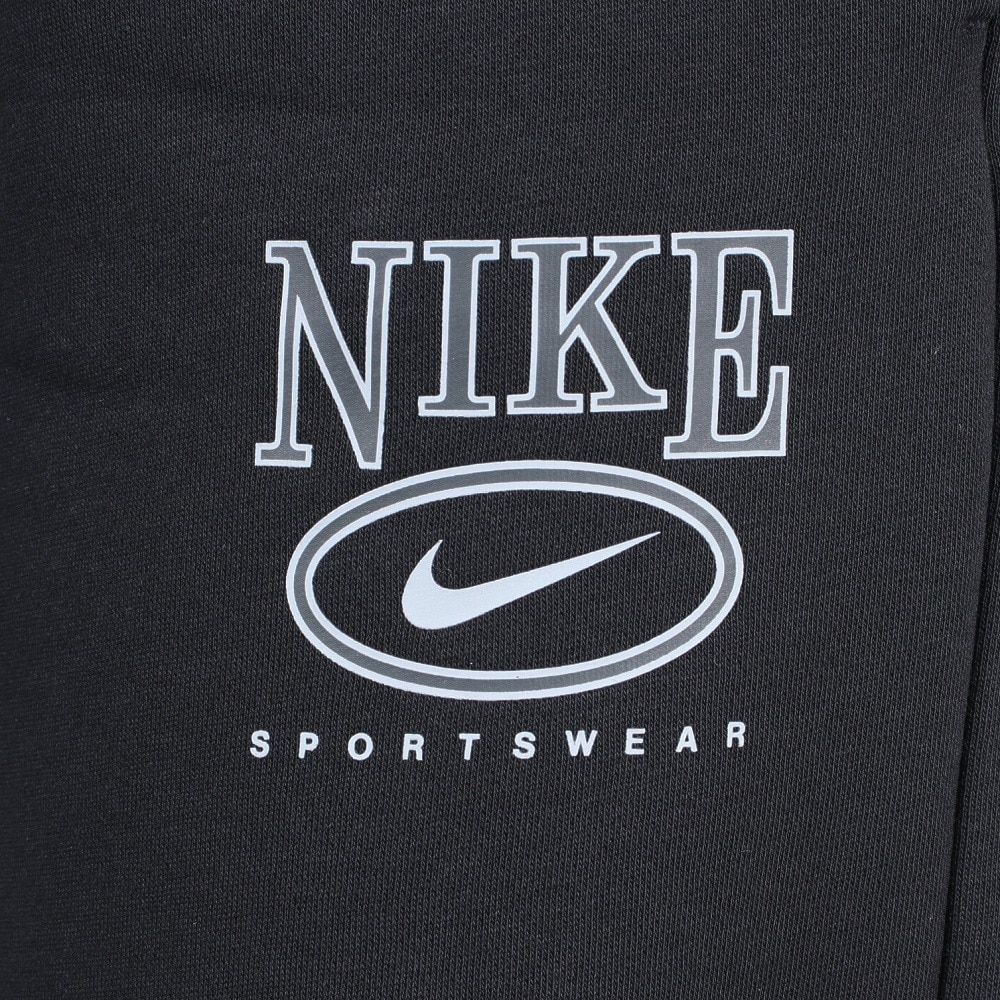 ナイキ（NIKE）（レディース）スポーツウェア クラブ フリース ミッドライズ ワイドレッグ グラフィック パンツ HJ0870-010
