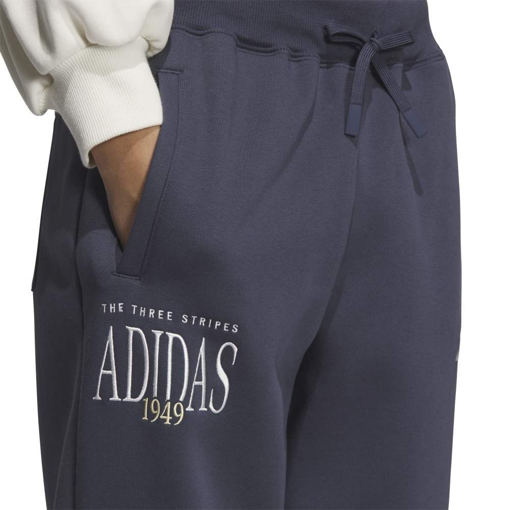 アディダス（adidas）（レディース）バービージ ルーズフィット 9/10丈 スウェット フリース パンツ TI734-KA0974