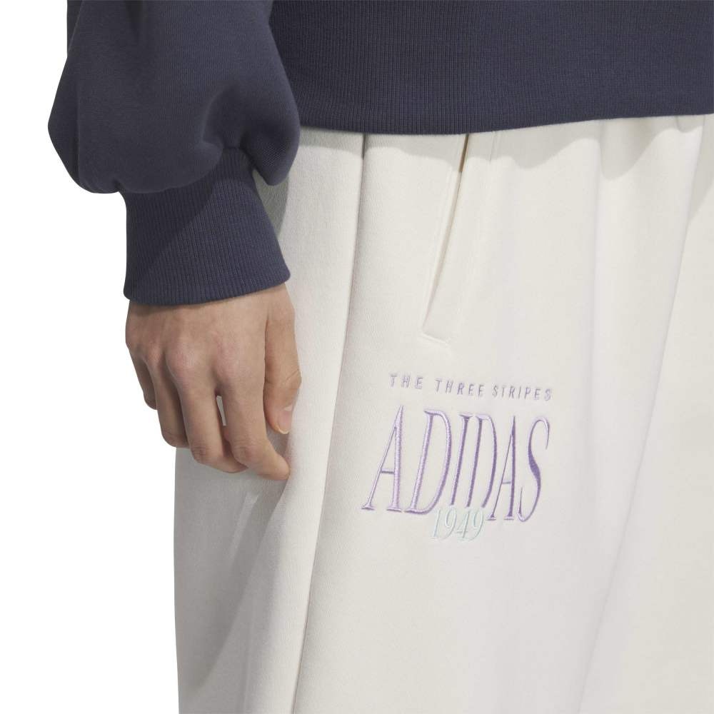 アディダス（adidas）（レディース）バービージ ルーズフィット 9/10丈 スウェット フリース パンツ TI734-KA0975