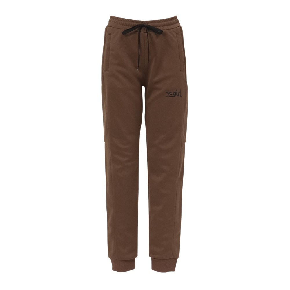 エックスガール（X-gir）（レディース）トラックパンツ 155253031004-BROWN