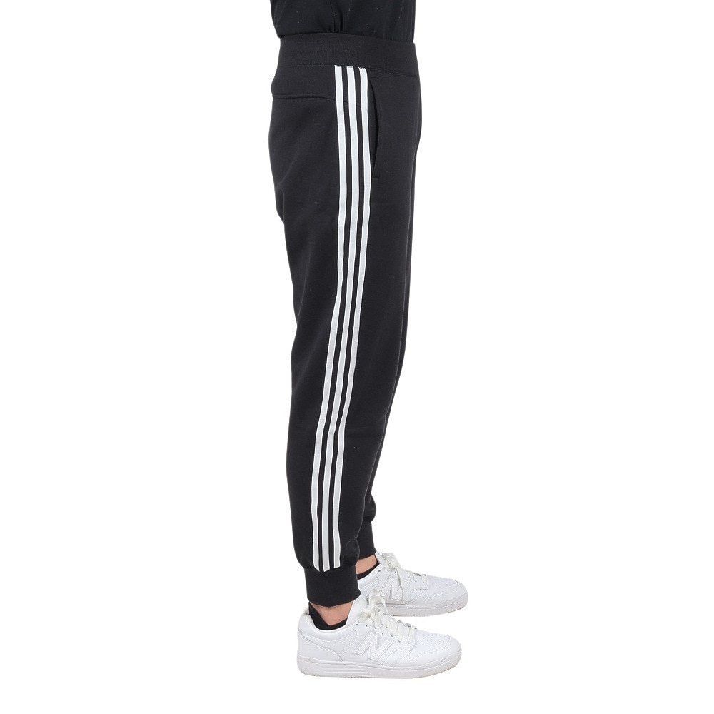 アディダス（adidas）（レディース）エッセンシャルズ プラス スリーストライプス フレンチテリーテーパードパンツ KVF84-JF1416