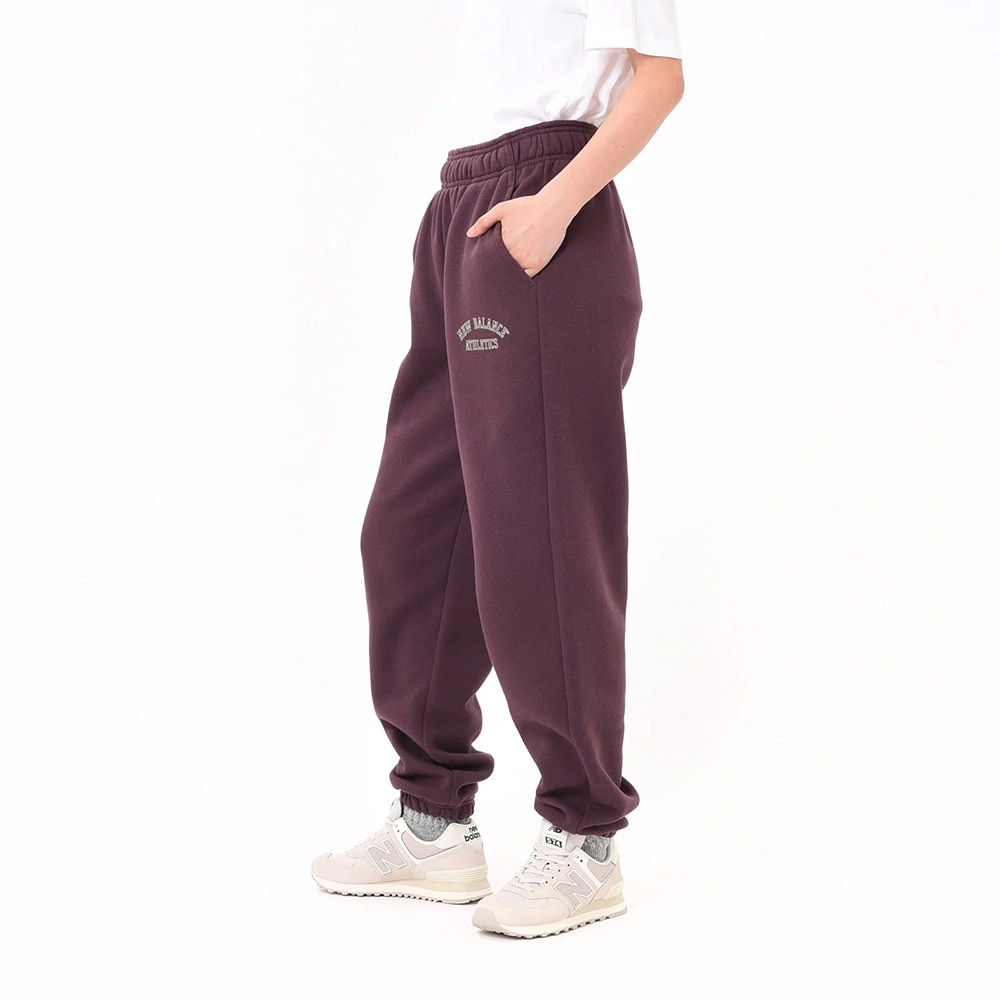 ニューバランス（new balance）（レディース）グラフィックフレンチテリーパンツ 裏起毛 AWP43500PLN