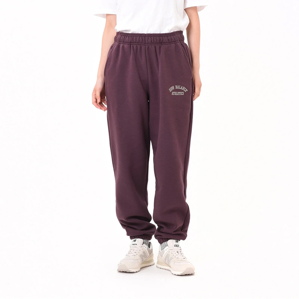 ニューバランス（new balance）（レディース）グラフィックフレンチテリーパンツ 裏起毛 AWP43500PLN