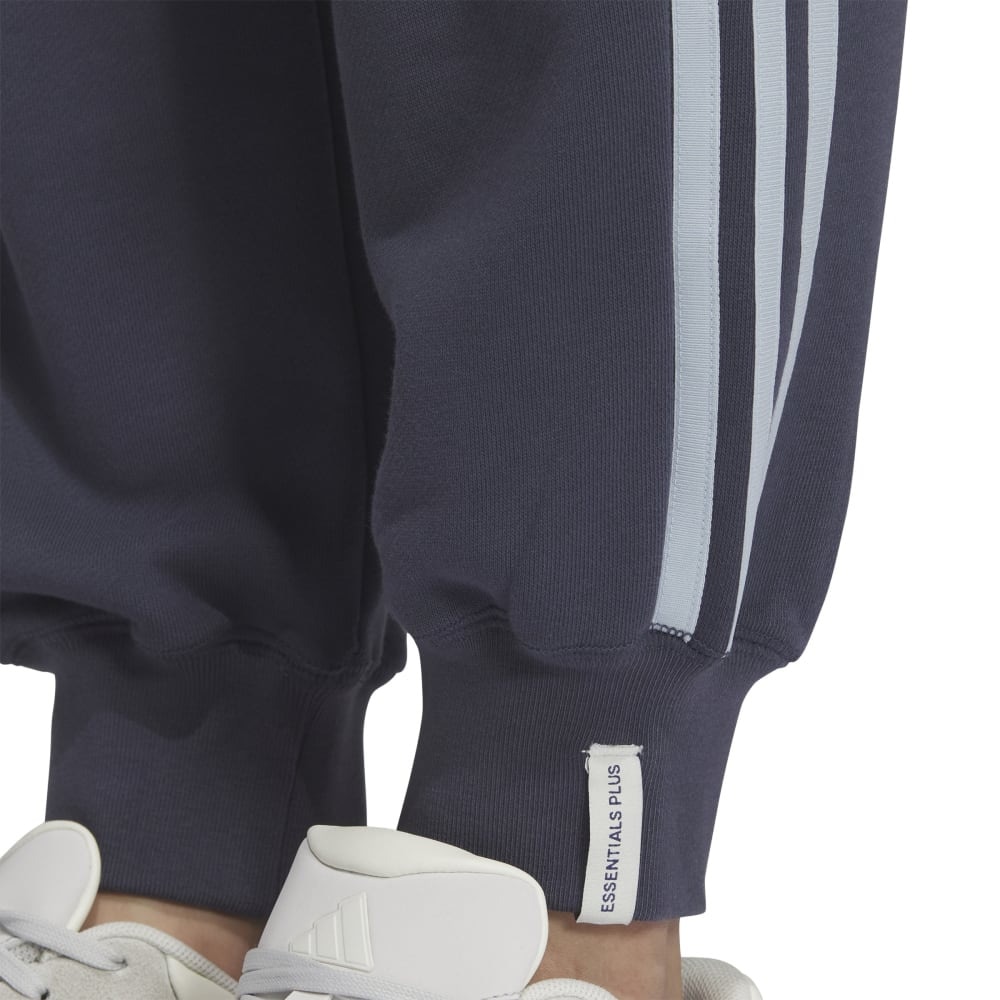 アディダス（adidas）（レディース）エッセンシャルズ プラス スリーストライプス フレンチテリー テーパードパンツ JUP42-JW4494