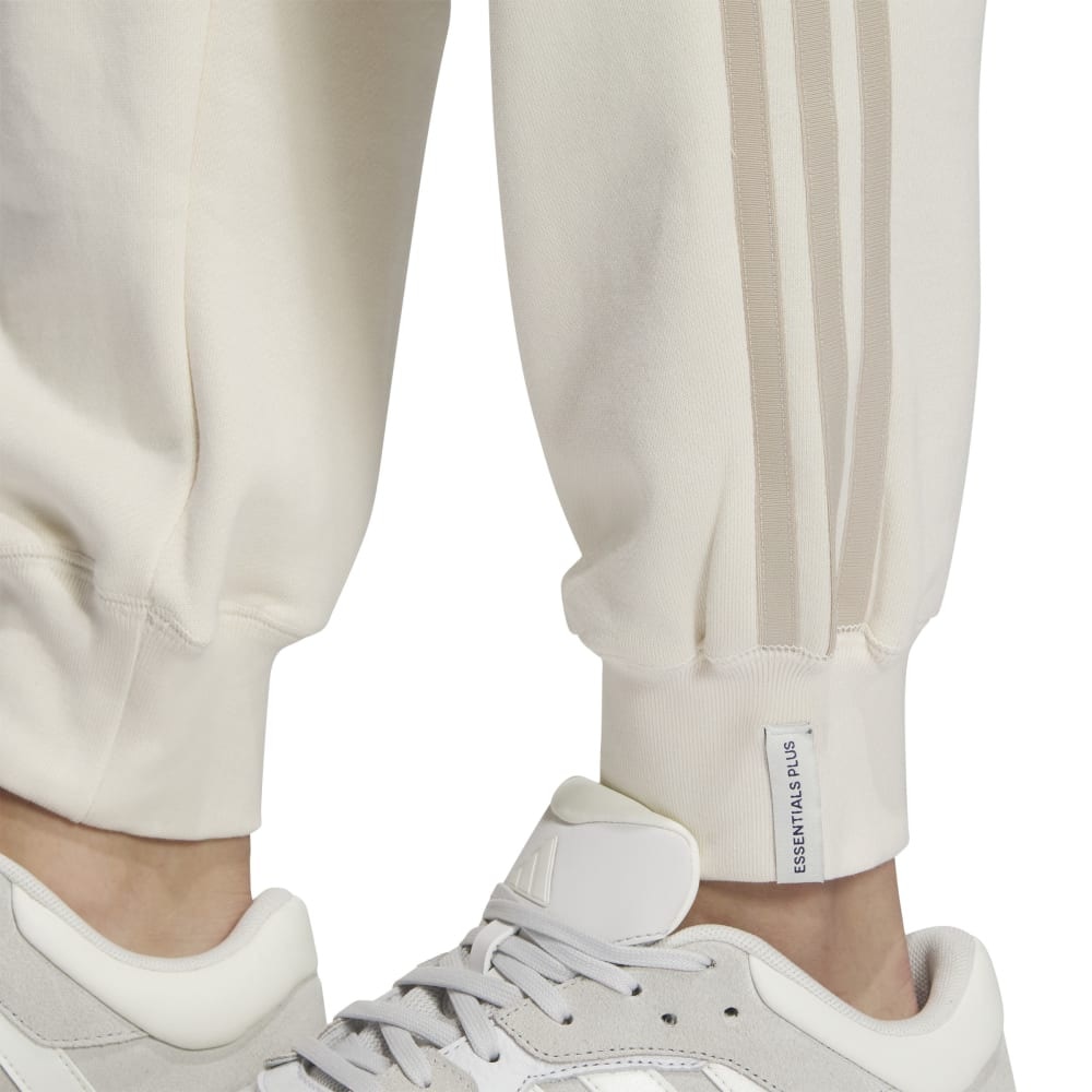 アディダス（adidas）（レディース）エッセンシャルズ プラス スリーストライプス フレンチテリー テーパードパンツ JUP42-JW4493
