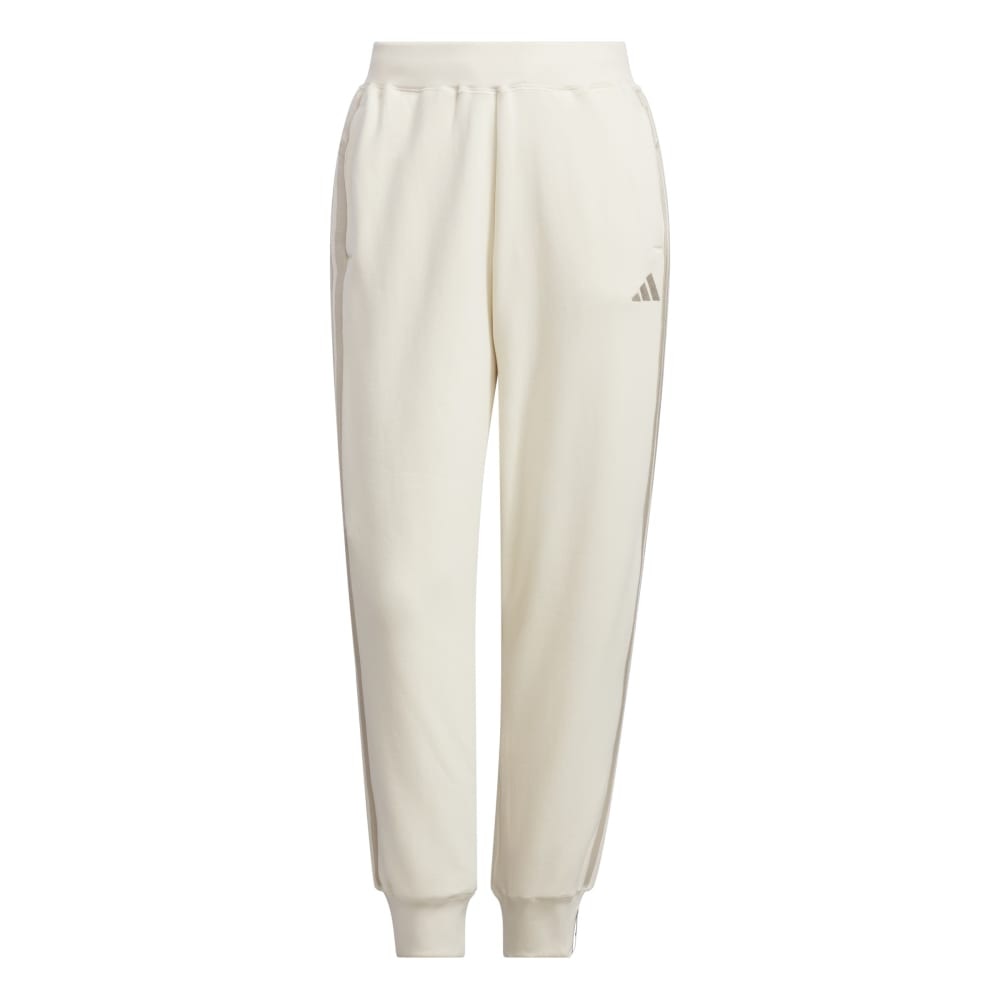 アディダス（adidas）（レディース）エッセンシャルズ プラス スリーストライプス フレンチテリー テーパードパンツ JUP42-JW4493