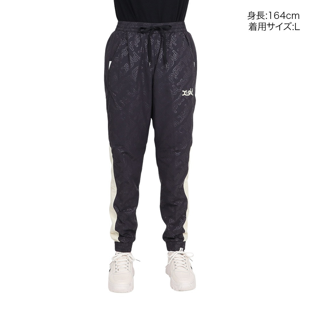 エックスガール（X-gir）（レディース）EMBOSSED WIND UP パンツ 158246031011-CHARCOAL