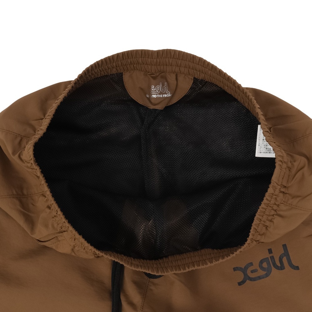 エックスガール（X-gir）（レディース）ワインドアップ パンツ 155253031001-BROWN