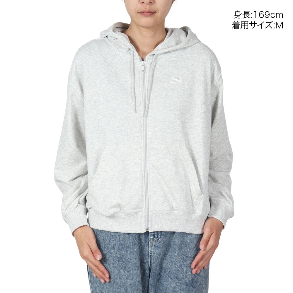ニューバランス（new balance）（レディース）SE フレンチテリー フルジップ パーカー WJ41501AHH