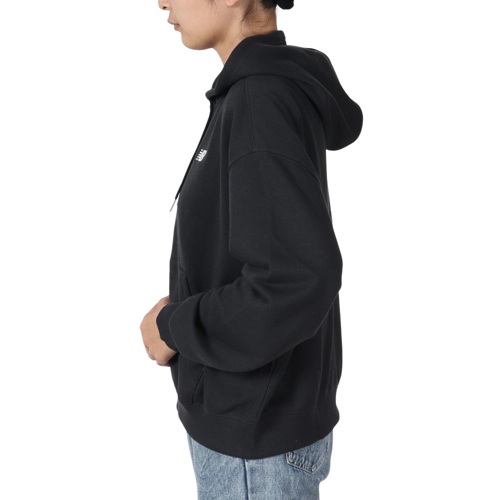 ニューバランス（new balance）（レディース）SE フレンチテリー フルジップ パーカー WJ41501BK