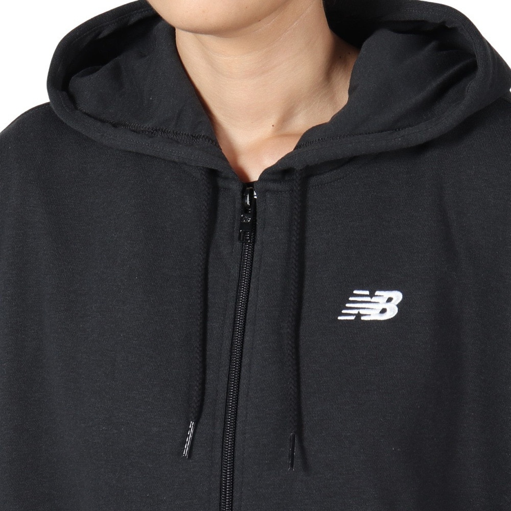 ニューバランス（new balance）（レディース）SE フレンチテリー フルジップ パーカー WJ41501BK