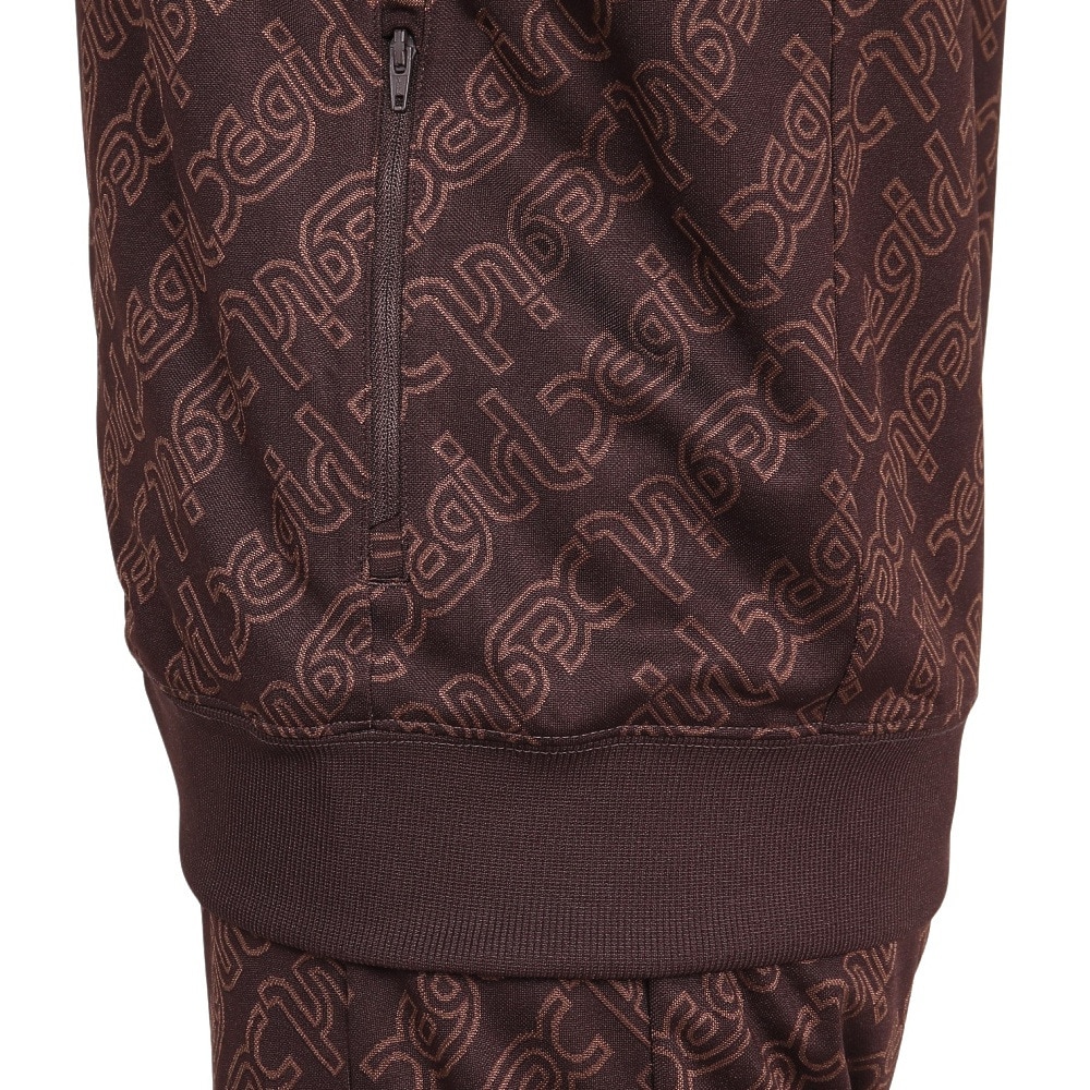 エックスガール（X-gir）（レディース）JACQUARD TRACK ジャケット 158246021009-BROWN