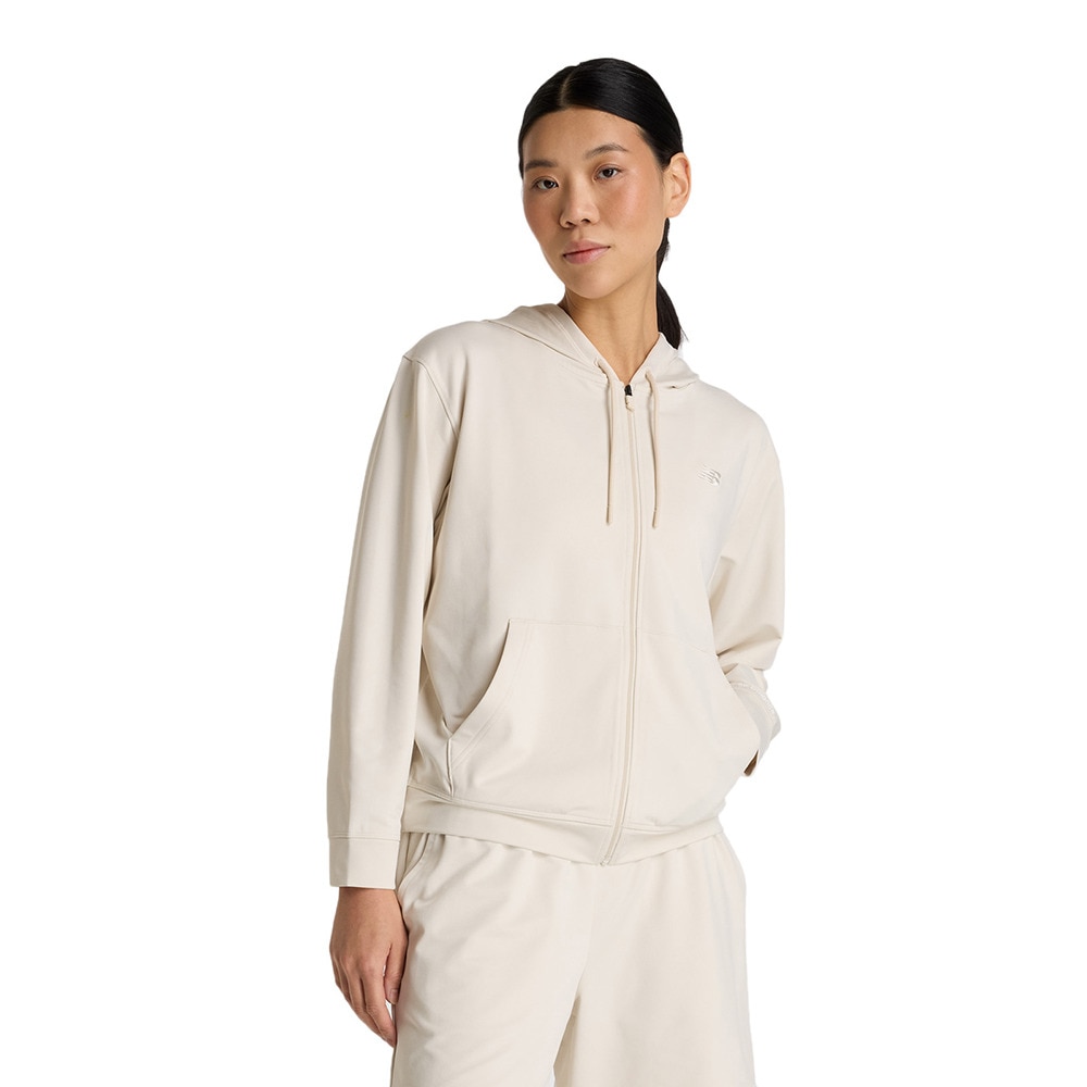 ニューバランス（new balance）（レディース）ライトフレンチテリーフルジップジャケット AWJ51504LIN