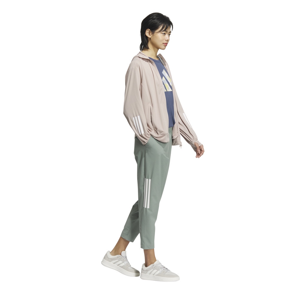 アディダス（adidas）（レディース）UVニット フルジップフーディー KQD90-JP0031