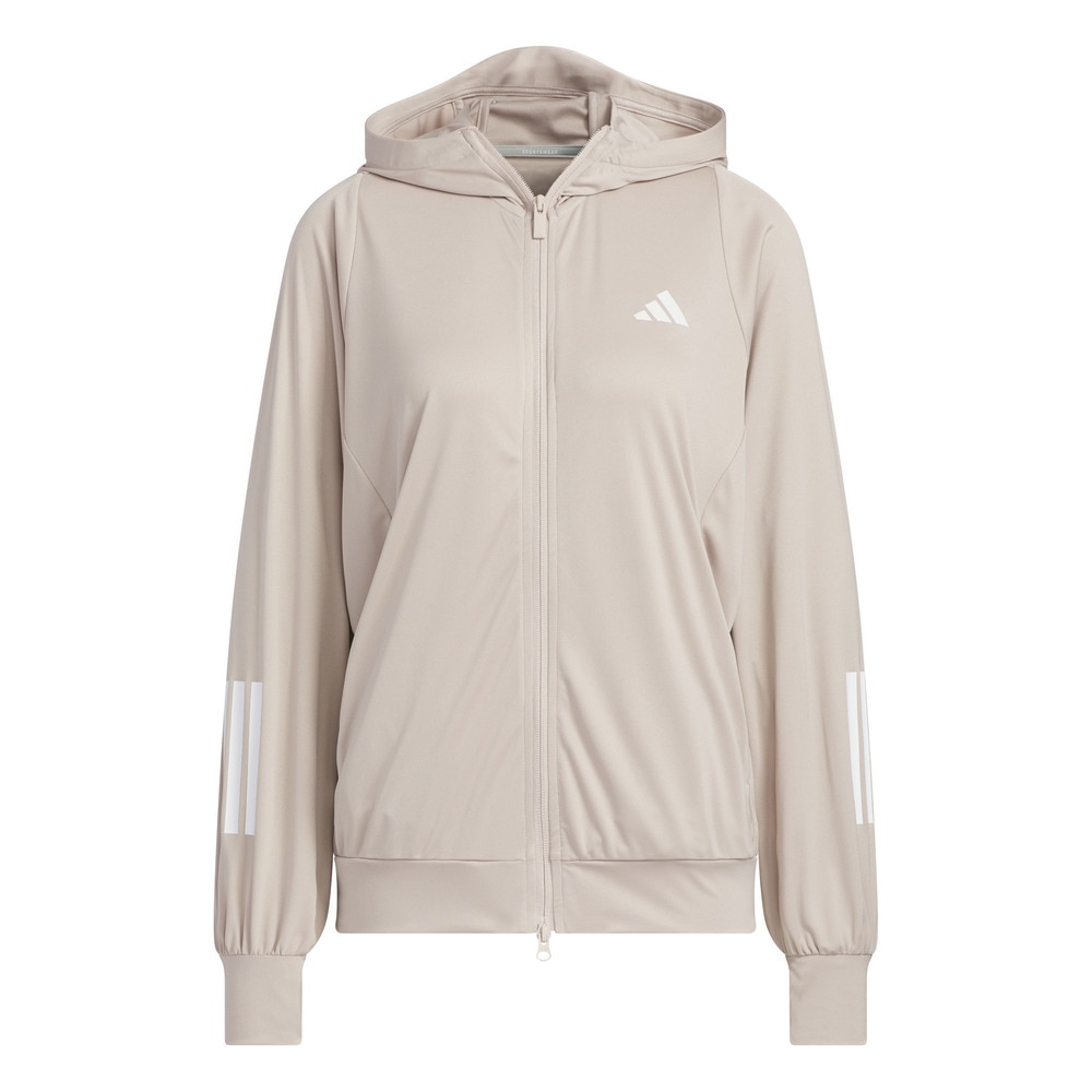 アディダス（adidas）（レディース）UVニット フルジップフーディー KQD90-JP0031