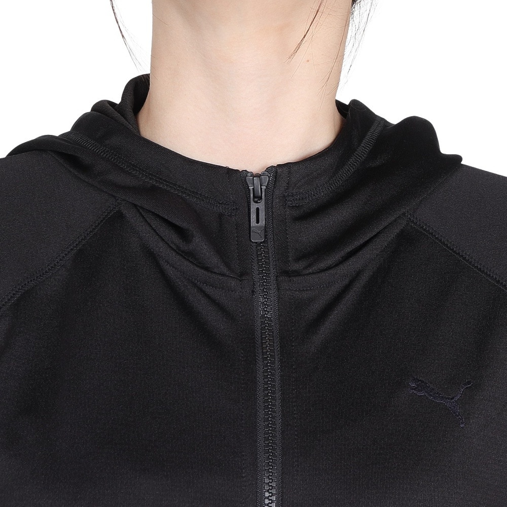 プーマ（PUMA）（レディース）ESS CHM フーデッドジャケット 686923 01 BLK