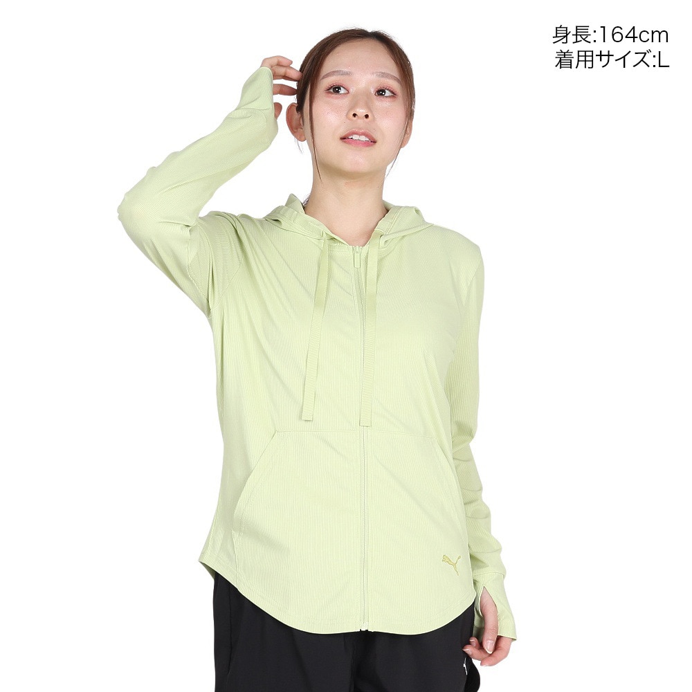 プーマ（PUMA）（レディース）サマー リブ フルジップ フーディ 686931 37 WKK