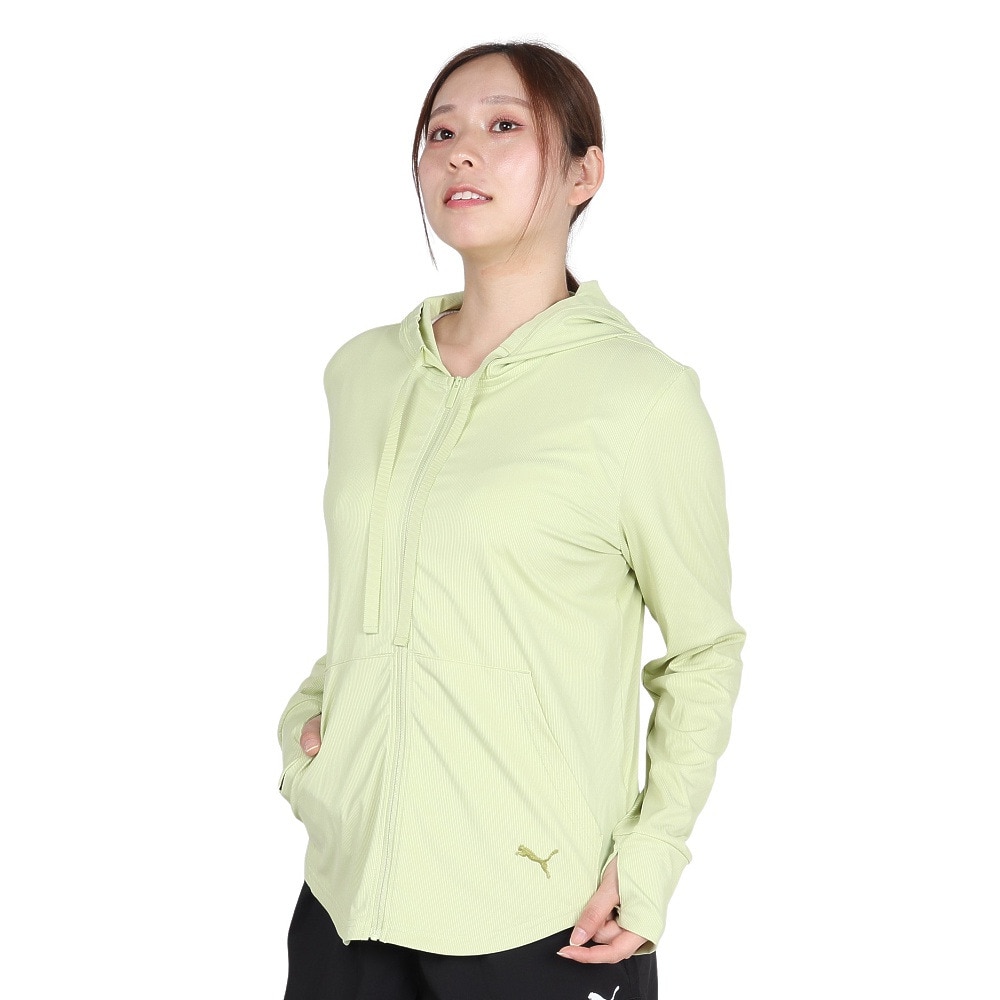 プーマ（PUMA）（レディース）サマー リブ フルジップ フーディ 686931 37 WKK