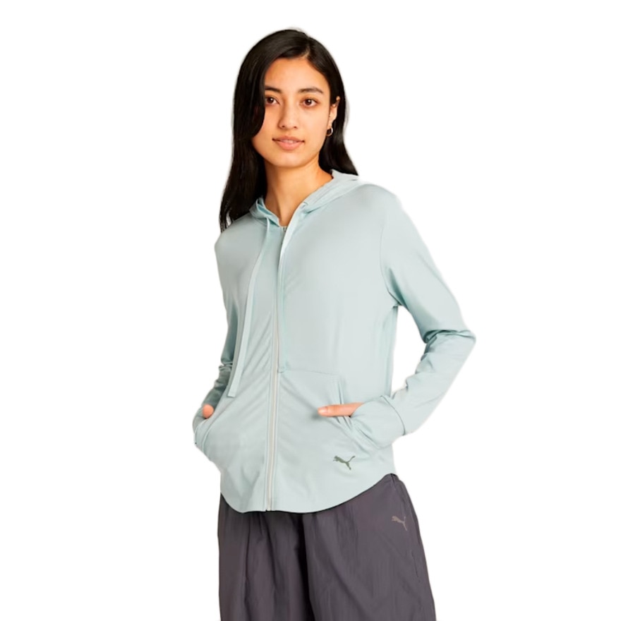 プーマ（PUMA）（レディース）サマー リブ フルジップ フーディ 686931 67 MNT