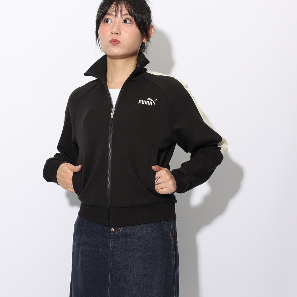 プーマ（PUMA）（レディース）CORE HERITAGE MX トラック ジャケット 687083 01 BLK