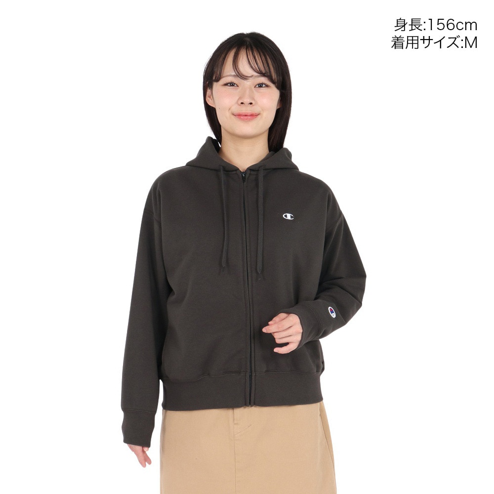 チャンピオン（CHAMPION）（レディース）テリー ジップ フード スウェット パーカー CW-BS101 055