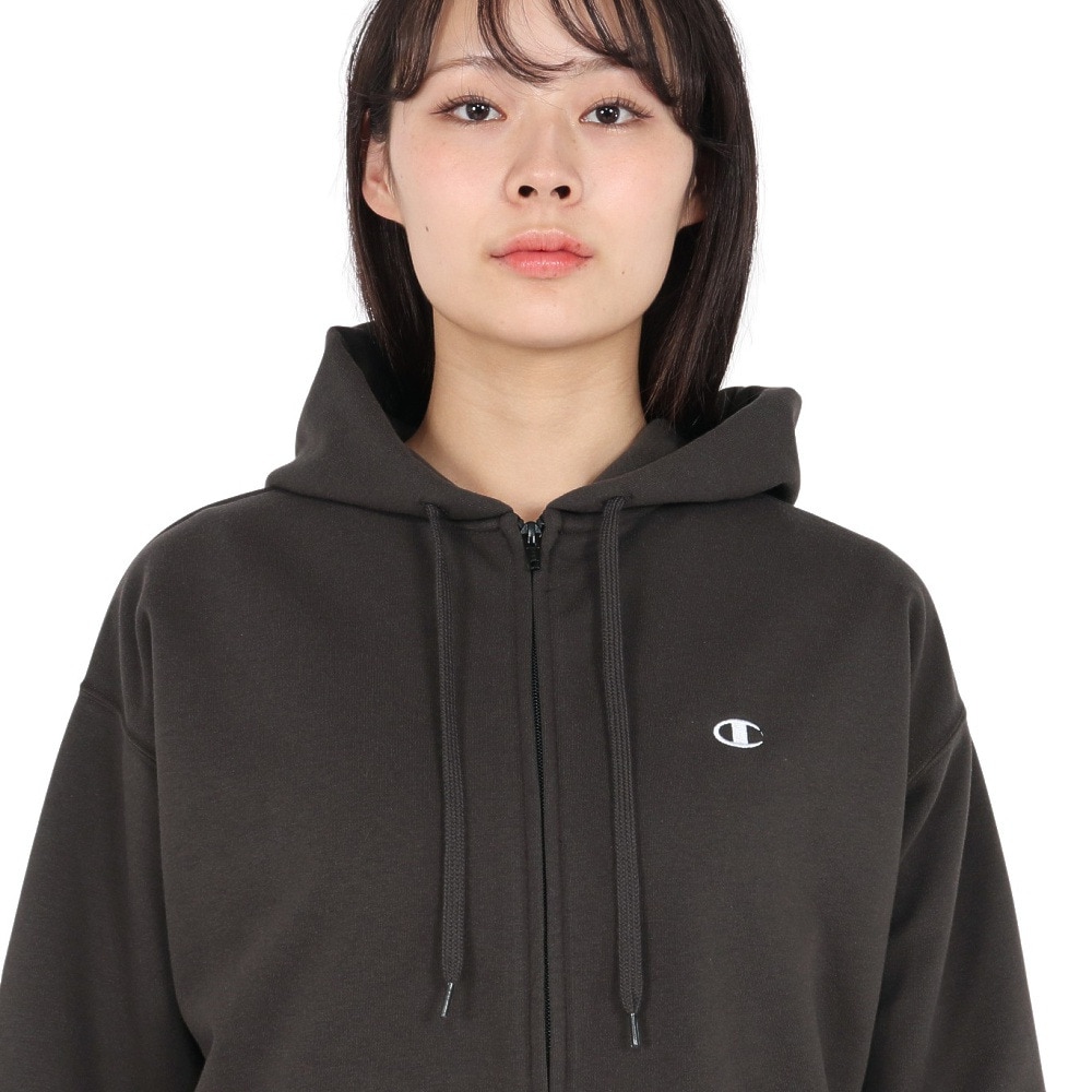 チャンピオン（CHAMPION）（レディース）テリー ジップ フード スウェット パーカー CW-BS101 055