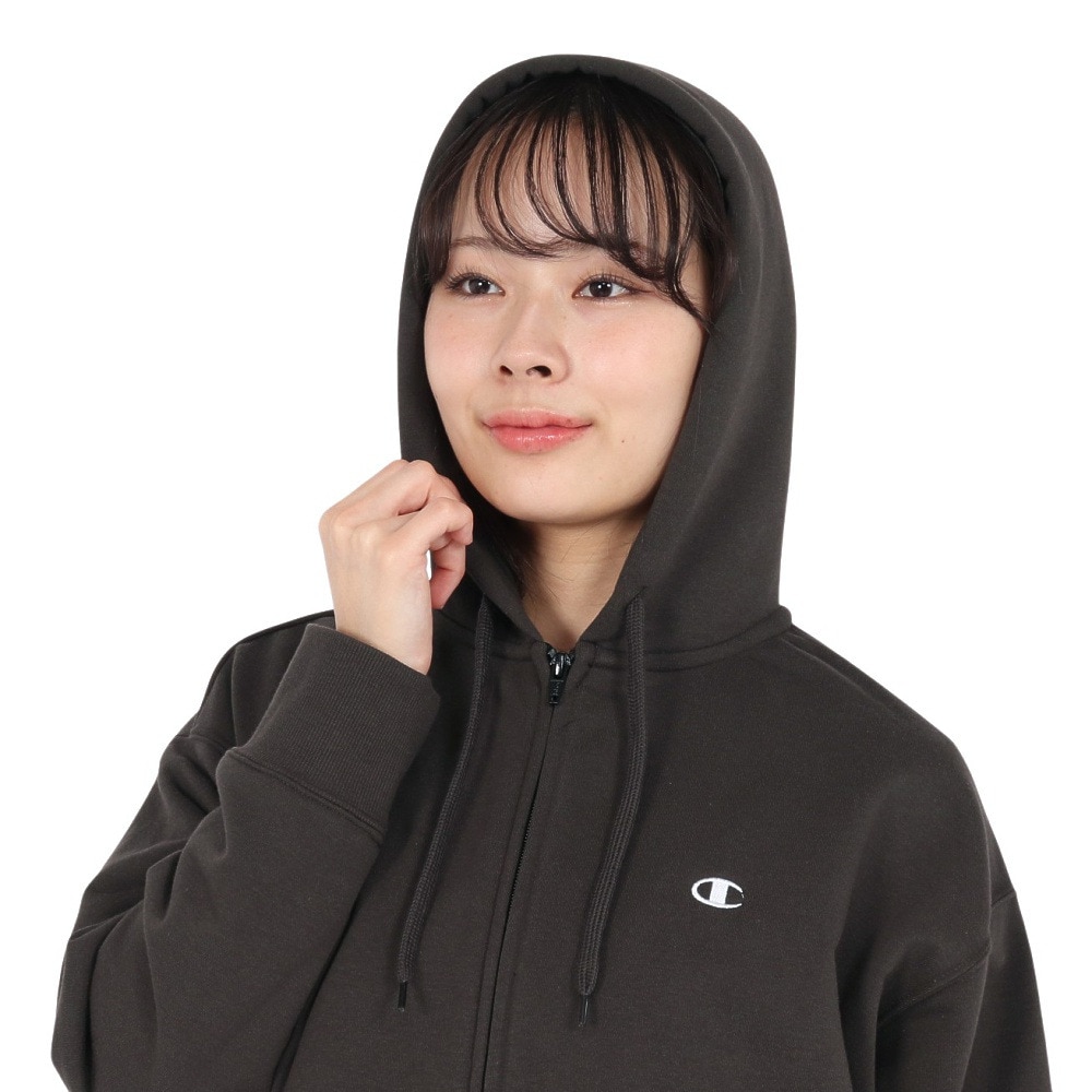 チャンピオン（CHAMPION）（レディース）テリー ジップ フード スウェット パーカー CW-BS101 055