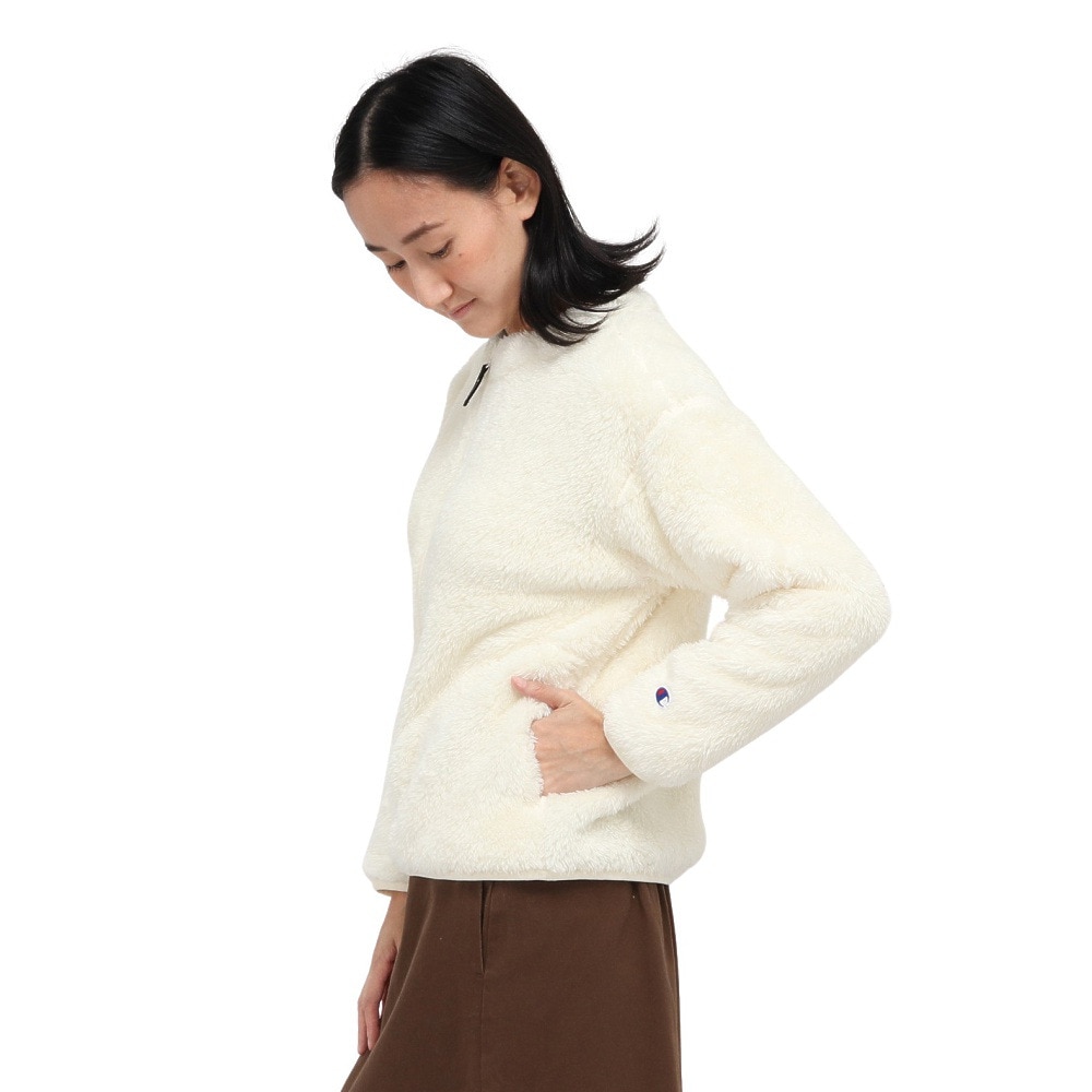 チャンピオン-ヘリテイジ(CHAMPION-HERITAGE)シェルパフリース ジップジャケット カーディガン CW-C607… チャンピオン-ヘリテイジ（CHAMPION-HERITAGE）（レディース）シェルパ