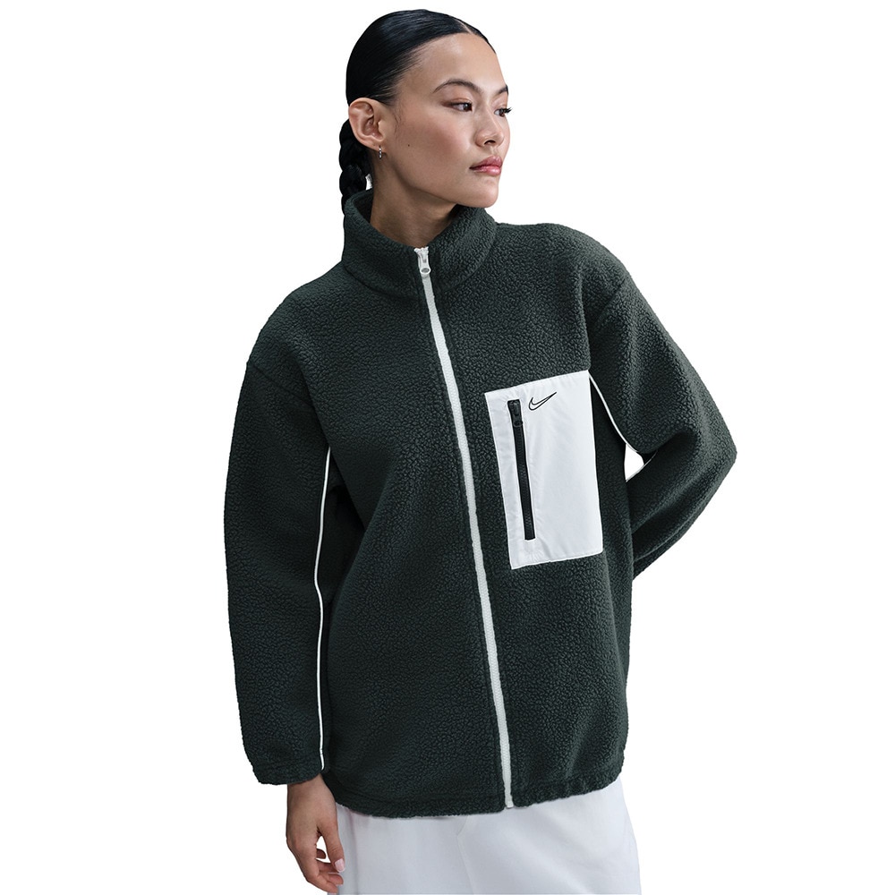 ナイキ（NIKE）（レディース）AS W NSW SHERPA LOGO フルジップジャケット IM7485-390