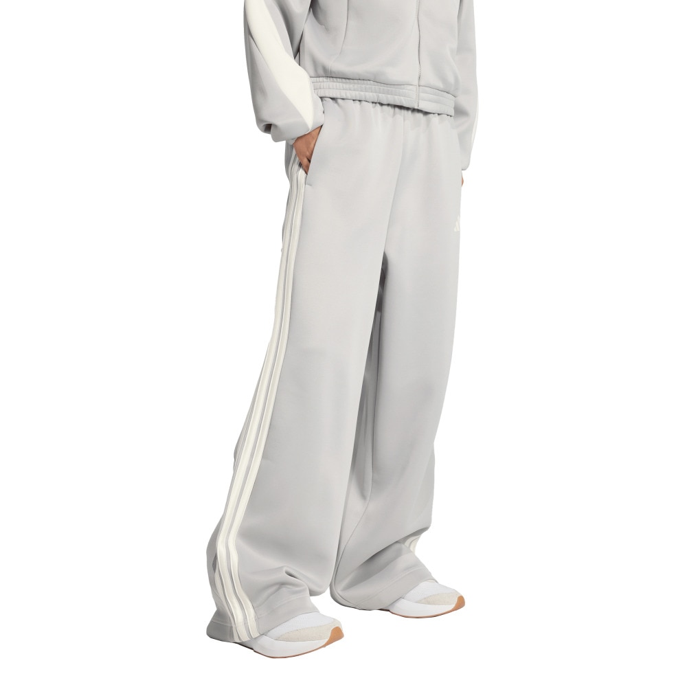 アディダス（adidas）（レディース）Stadium スリーストライプス トラックパンツ JXU16-JW0530