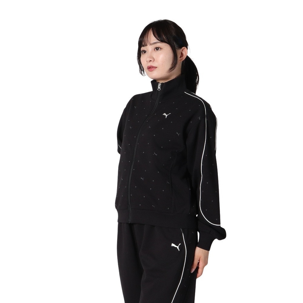 PUMA レディース　ゴルフ　ジャケット・パンツセット プーマ（PUMA）（レディース）CORE HERITAGE トラックジャケット
