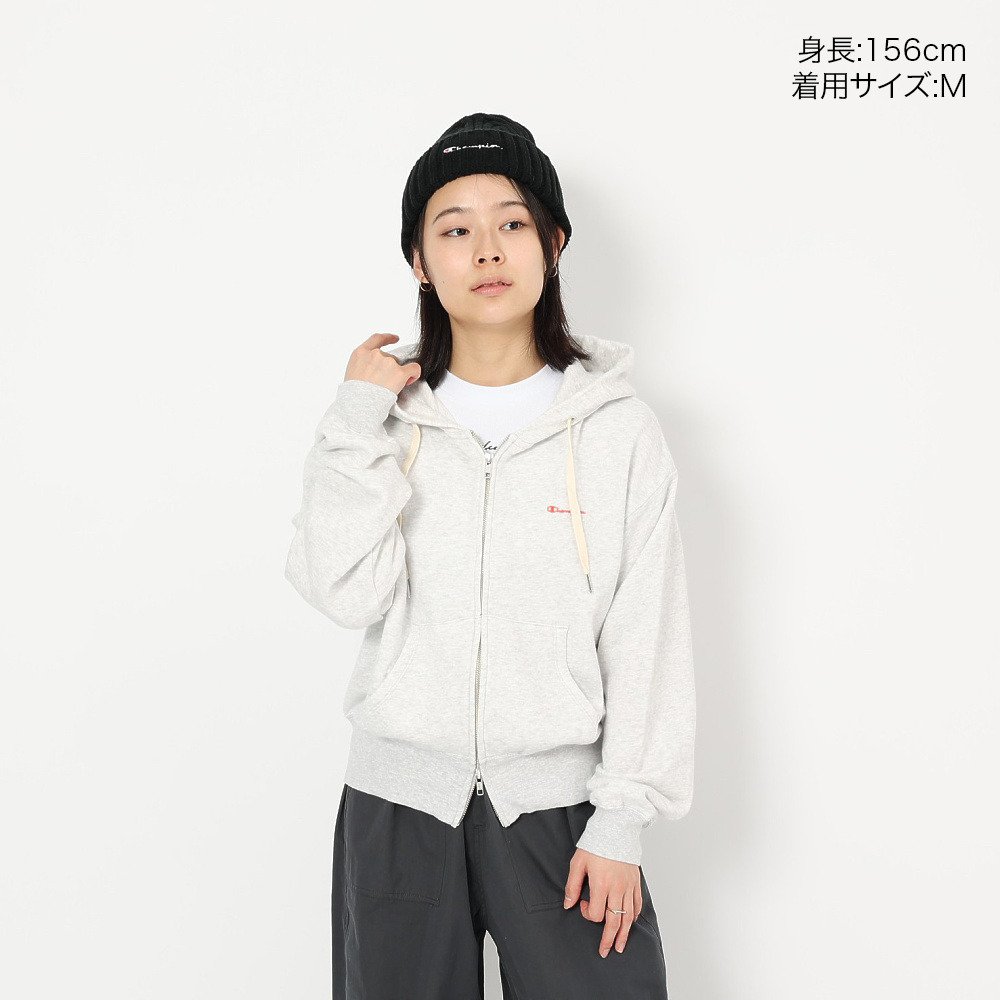 チャンピオン-ヘリテイジ（CHAMPION-HERITAGE）（レディース）ジップフーデッドスウェットシャツ CW-D101  060
