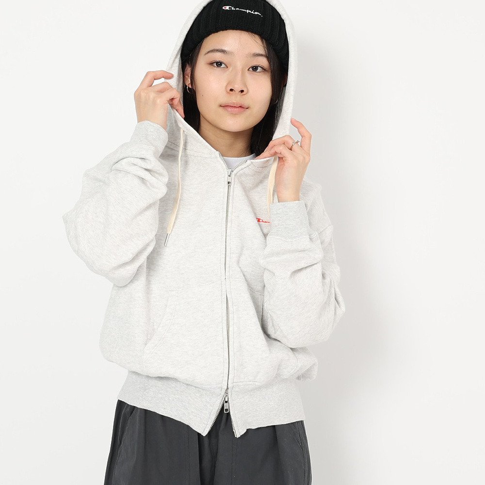 チャンピオン-ヘリテイジ（CHAMPION-HERITAGE）（レディース）ジップフーデッドスウェットシャツ CW-D101  060