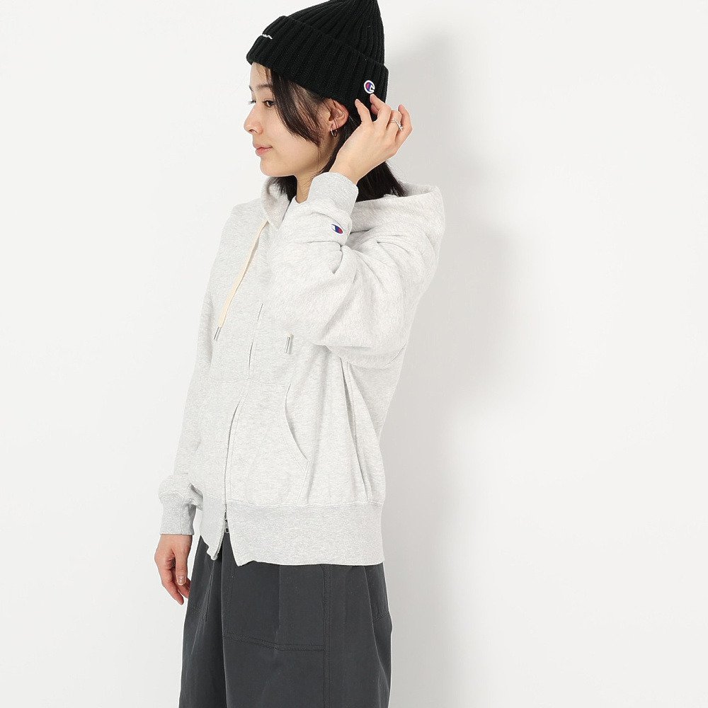 チャンピオン-ヘリテイジ（CHAMPION-HERITAGE）（レディース）ジップフーデッドスウェットシャツ CW-D101  060