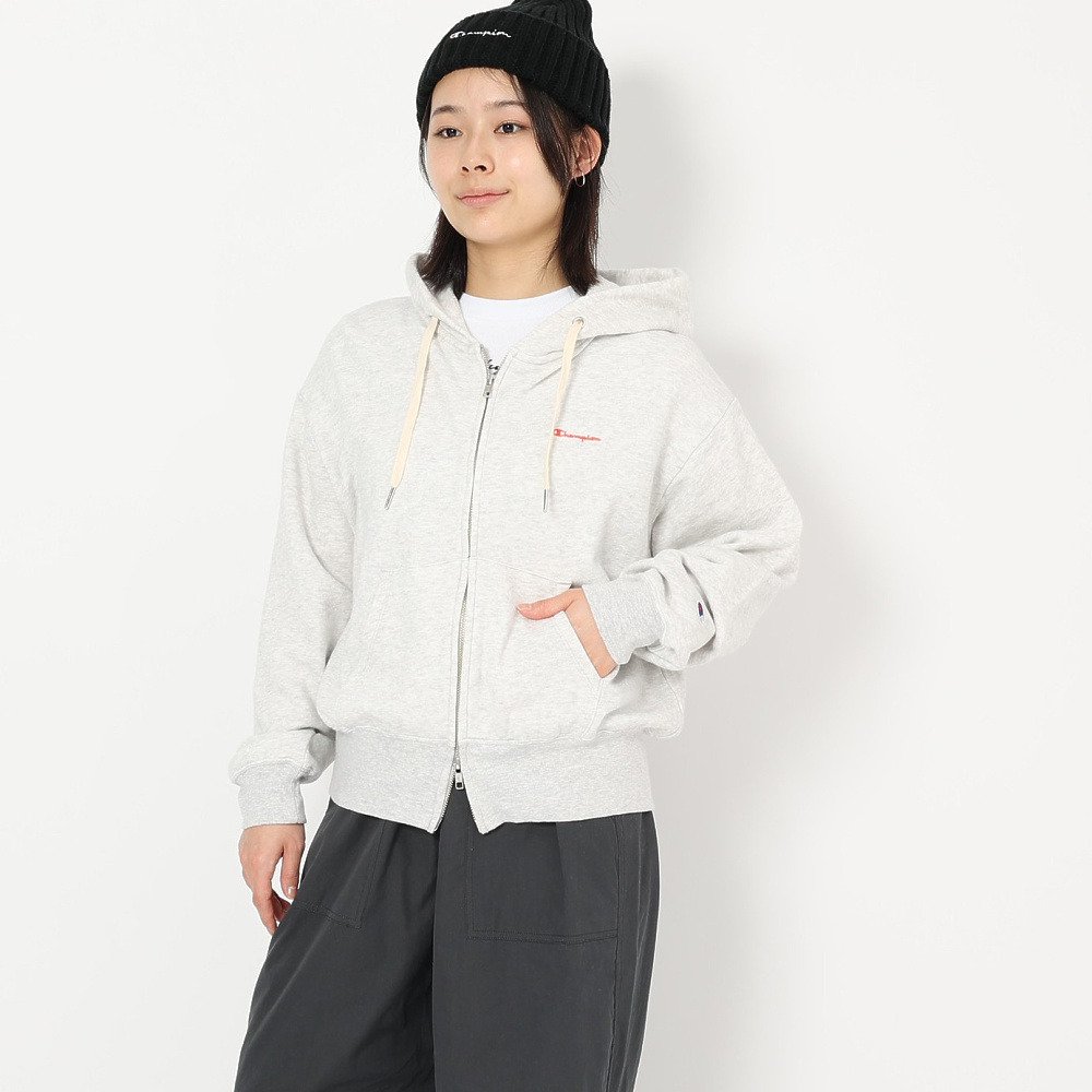 チャンピオン-ヘリテイジ（CHAMPION-HERITAGE）（レディース）ジップフーデッドスウェットシャツ CW-D101  060