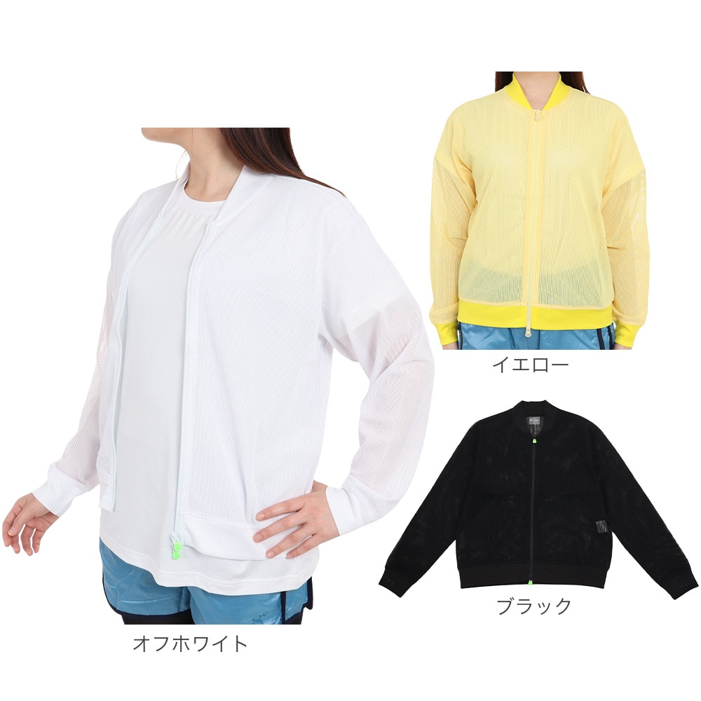 ウィッテム（HUITIEME）（レディース）ジャケット レディース メッシュライトブルゾン 192-56411-005