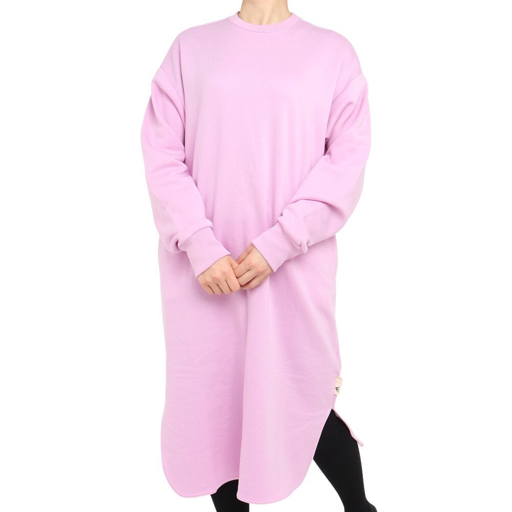 アディダス アディダス Adidas レディース ラウンジ オーバーサイズフィット フリースワンピース F5751 Hm26 スポーツ用品はスーパースポーツゼビオ