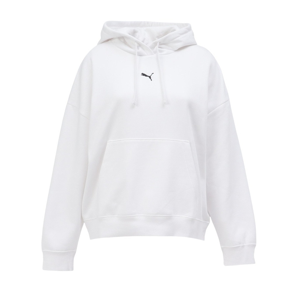 プーマ（PUMA）（レディース）ESS オーバーサイズド フーディー F 691270 02 WHT